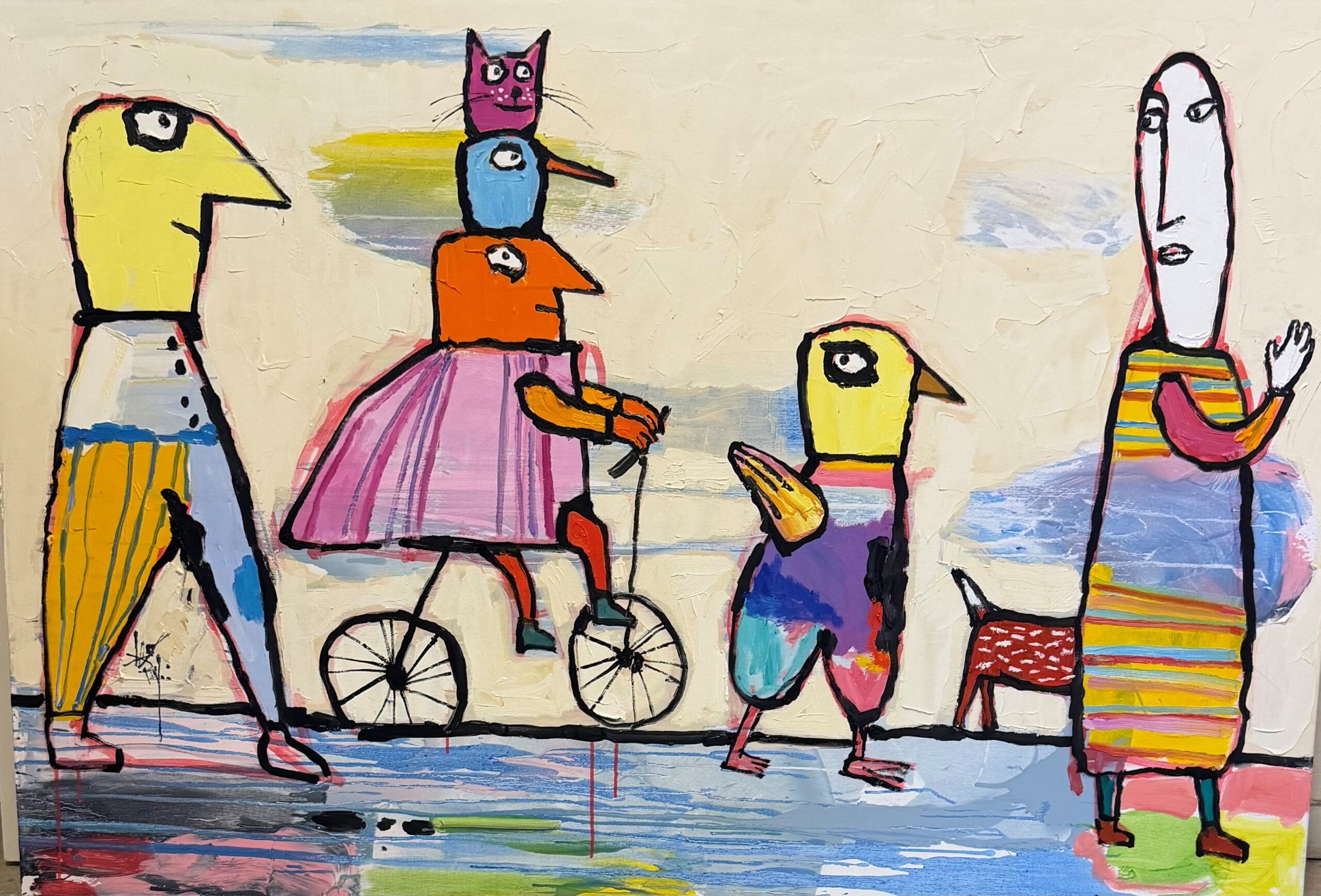 Riding a Bike 100x150 Riding a Bike - Image 1